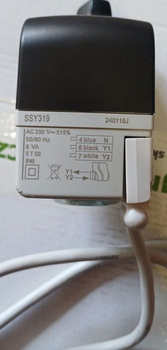 Siłownik zaworu Siemens SSY319