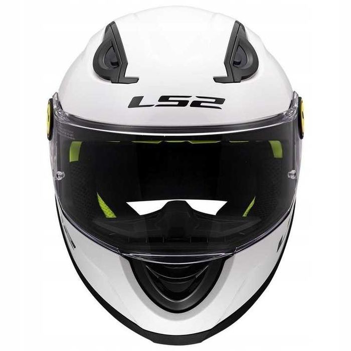 NOWY!! LS2 FF812 KID SOLID WHITE dziecięcy kask integralny biały