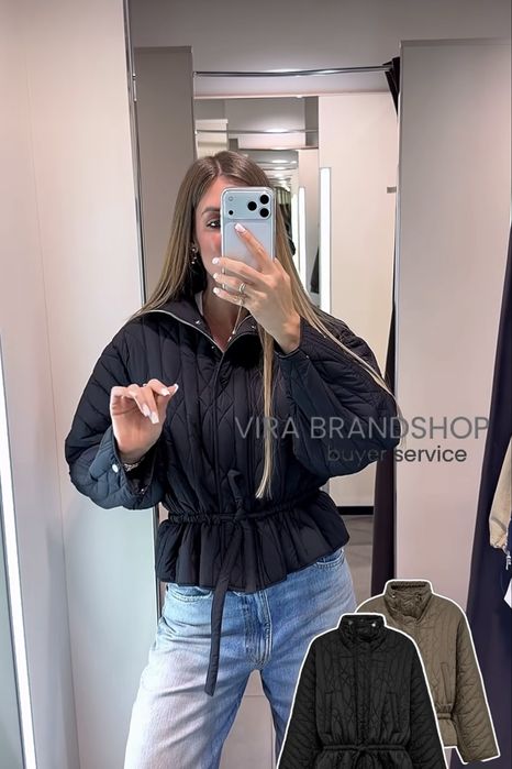 Курточка Zara черная
