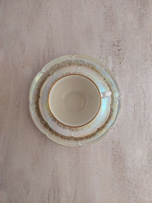 Винтажная чайная тройка