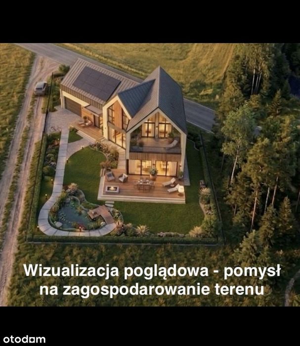 Buduj od razu! 862 m² wszystkie media 11 min do centrum Jaroszówka Las