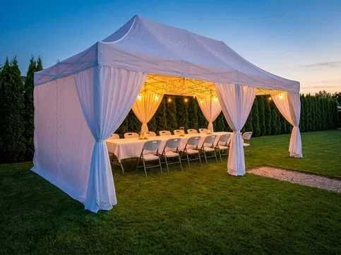 Namioty Imprezowe, Stoły i Krzesła - Wynajem Namiot na imprezę