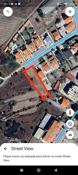 Terreno urbano cidade da Guarda