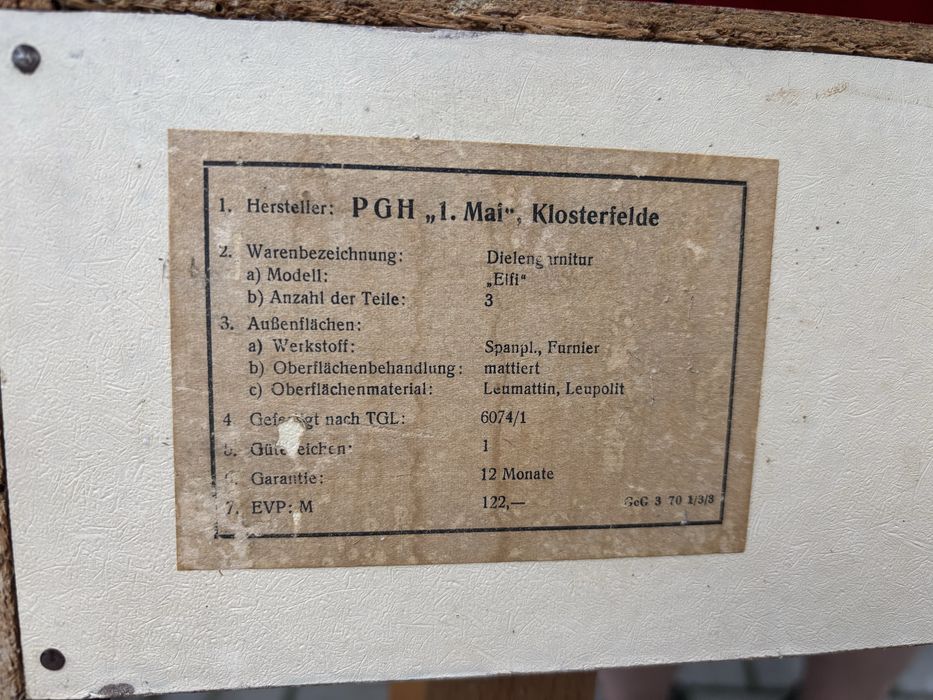 Konsola vintage PRL