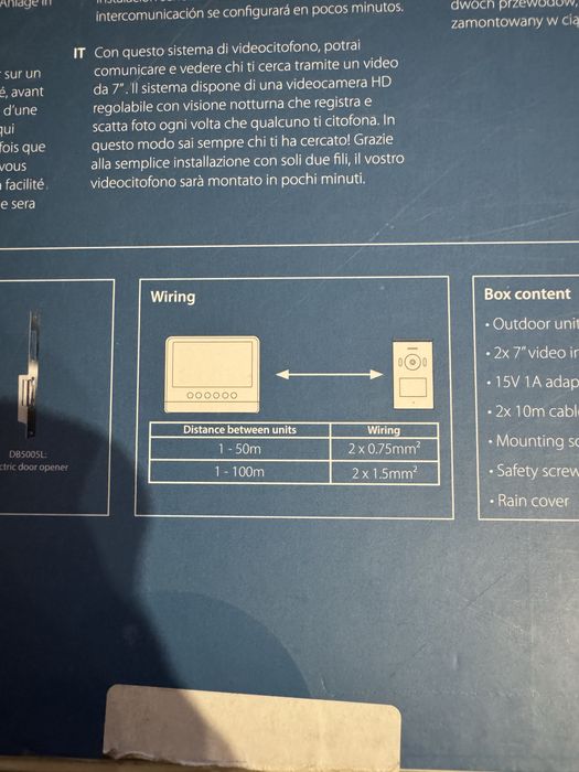 Smartwares DRC-22222 Video porteiro