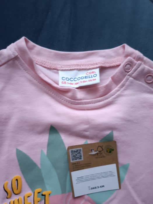 Koszulki 62 i 68 firmy Coccodrillo