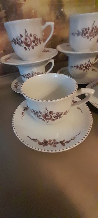 6 porcelanowych filiżanek 90ml