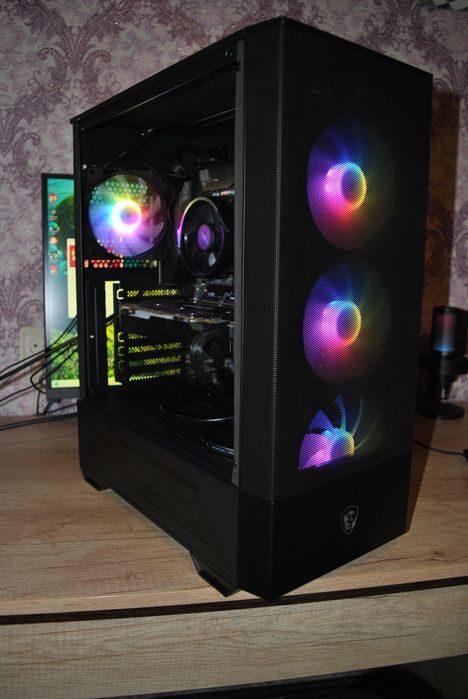 Ігровий компютер Ryzen 5 5600. ОЗУ 16 Gb, GeForce GTX 1080