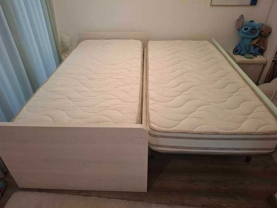 Cama de solteiro, com gavetão