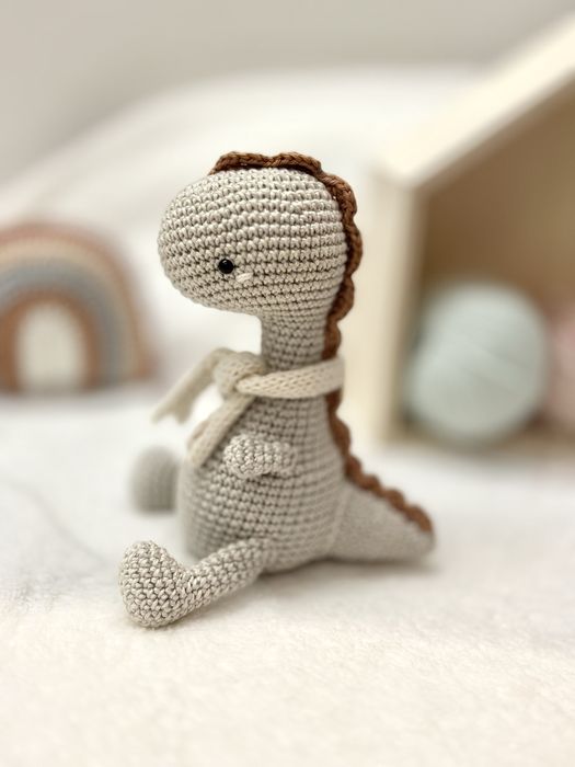 Dinossauro bebe amigurumi