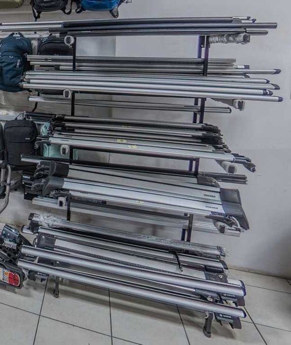 Thule кит багажник поперечины упоры крепления на крышу любого авто бу