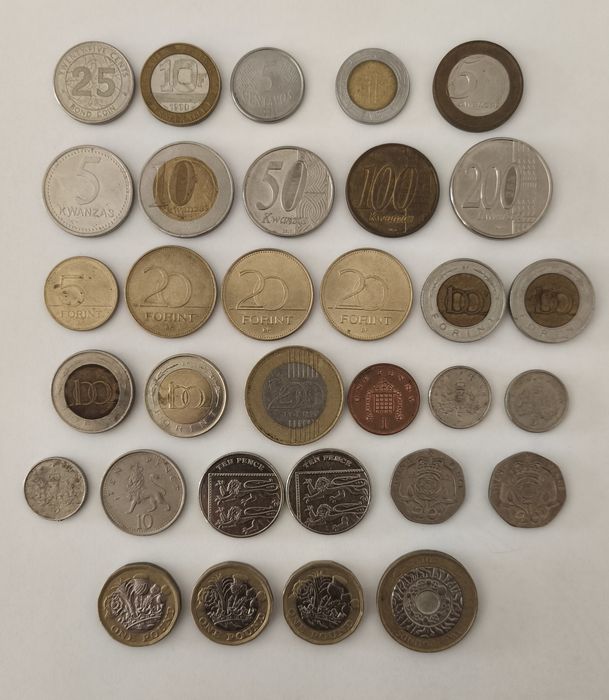 Moedas Vários Países
