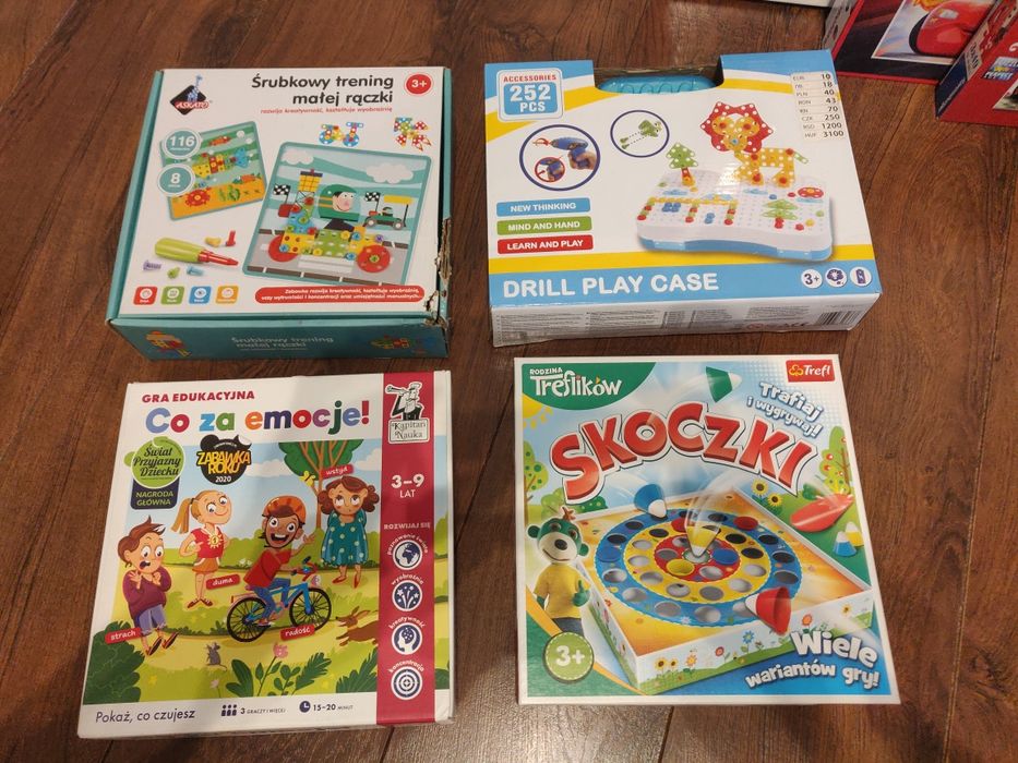 Gry planszowe zręcznościowe puzzle