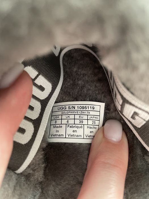 Тапочки босоніжки мєхові хутряні ugg оригінал