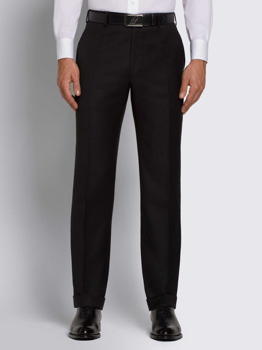 Brioni Essential black wool Tigullio trouser брюки