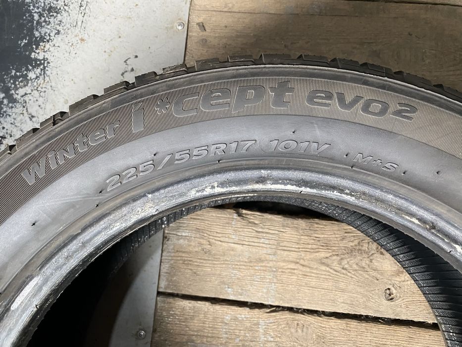4шт 80% 225/55R17 Hankook Winter I*cept evo2