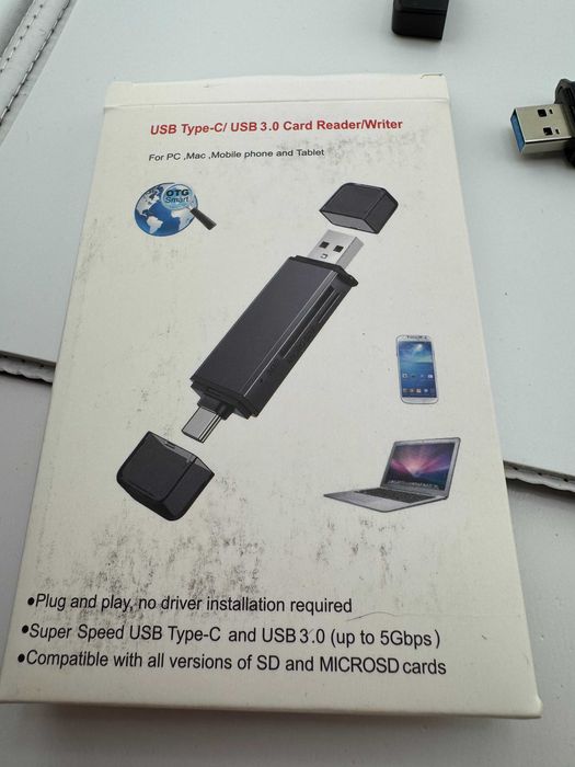 DSRKE Czytnik kart SD USB 3.0 C iPhone iPad MacBook android Win
Marka: