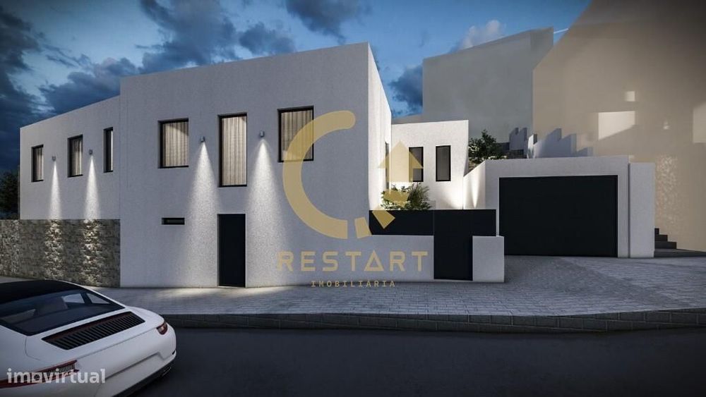 MORADIA T3 NOVA, vistas desafogadas, boas áreas, garagem, cave, espaço