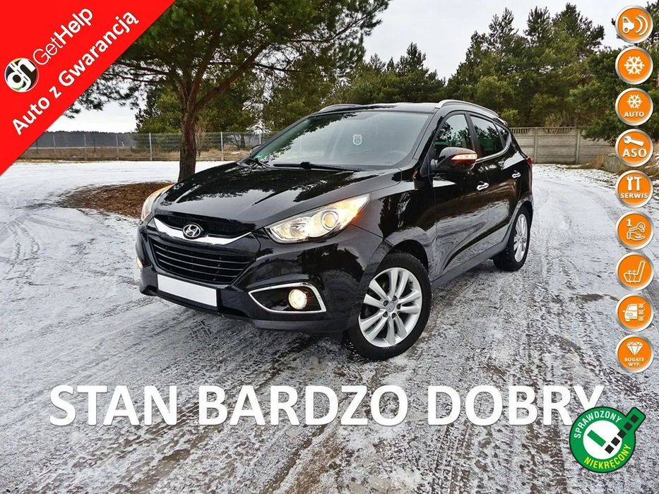 Hyundai ix35 2.0i 4x4*FULL OPCJA*Climatronic*Półskóry*Pełna Elektryka*Alu*ZOBACZ!!