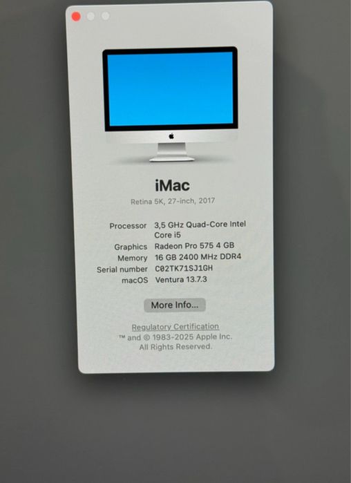 Como novo ! iMac 27.0" ecrã retina 16GB RAM disco 1 TB (com garantia)