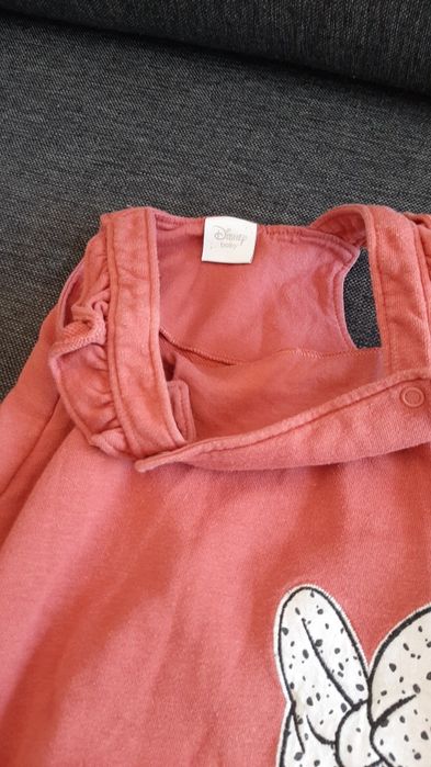 Zestaw body Newbie, spodnie Disney i sweterek So Cute, rozm. 74, stan