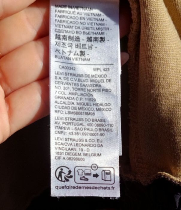 флісова кофта/куртка від бренду Levi's