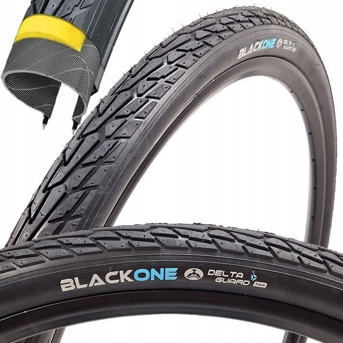 Black opona rowerowa 28x1,6 700x40C 42-622 wkładka antyprzebicie 30tpi