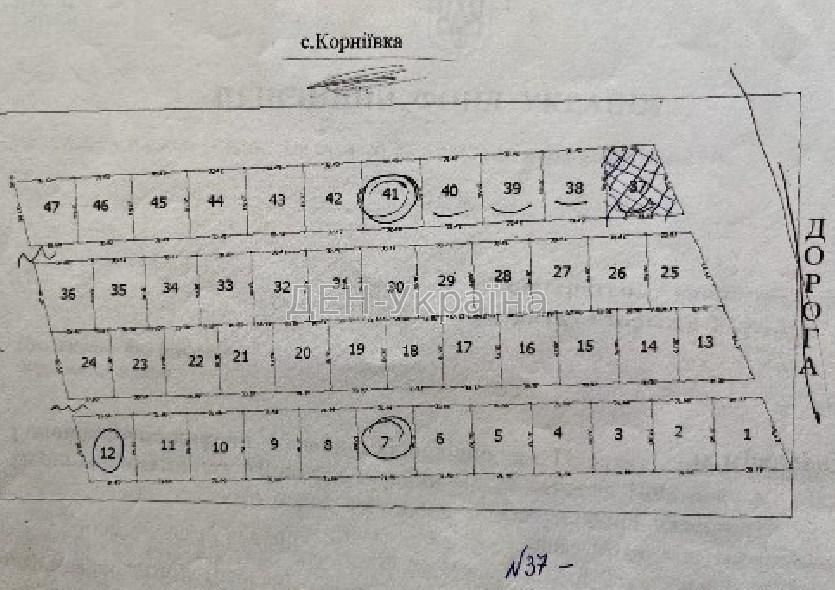 Продаж участка у с. Корніівка