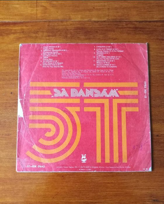 Платівка пластинка ретро вініл Sa Dansam