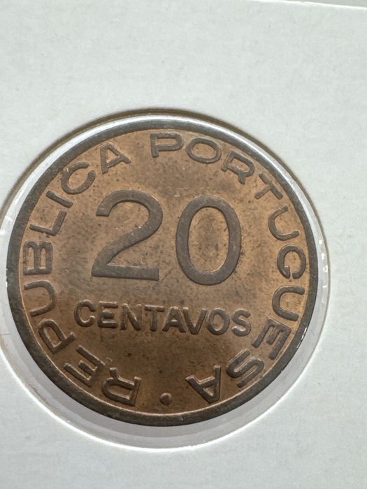 Moeda 20 cent Moçambique FDC