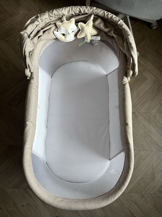 Kinderkraft kołyska łóżeczko bujaczek beżowa nowa niemowlę dziecko