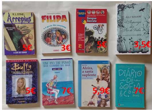 Livros infanto-Juvenis Usados  em Ótimo Estado!