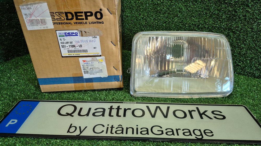 Otica Farol Esquerdo Renault 5 R5 1972 a 1985 Ref. 551-1109L-LD NOVO DEPO