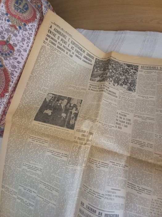 Diário de Notícias 16 Maio  1974 Spinola Presidente novo governo
