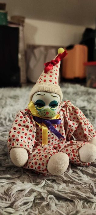 Palhaço boneca porcelana