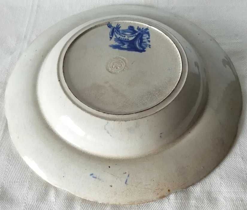 Prato de sopa do século XIX Writtle Lodge Essex