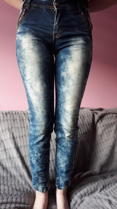 Spodnie jeansy S