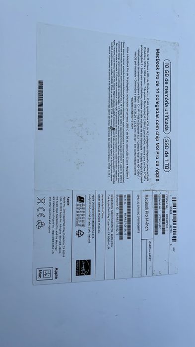 Macbook pro de 14 polegadas com chip M3 pro da Apple