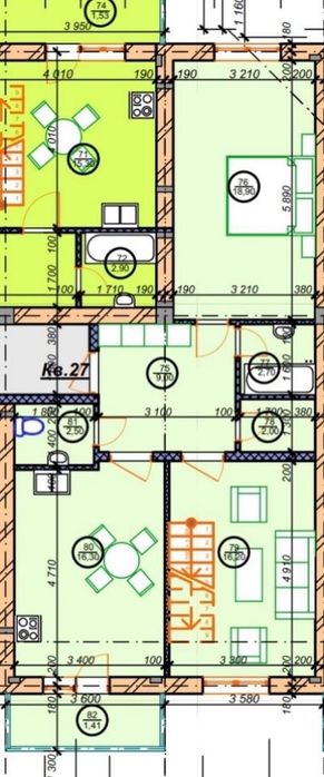 2-rooms apartment apartment by the address st. Petefi Shandora pl (area 70 m²) - Atlanta.ua - photo 9