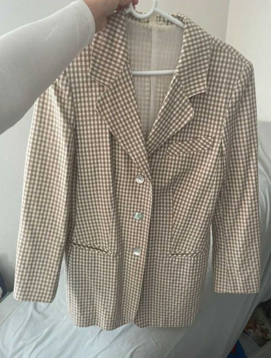 Marynarka w kratę rozm 38