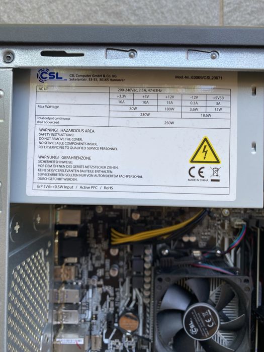 Asus Prime A320M-K , AMD Ryzen 3 4300GE, DDR4 16 GB, SSD 250GB