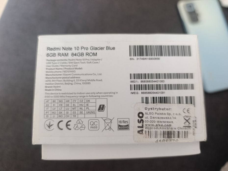 Xiaomi Redmi Note 10 Pro 6/64 GB