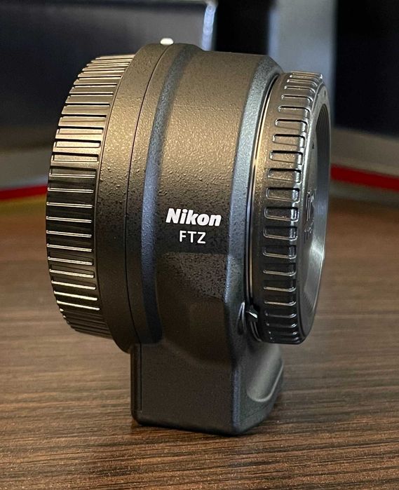 Adapter Nikon FTZ + Obiektyw Nikkor AF-S 50mm f/1.8 G | STAN IDEALNY