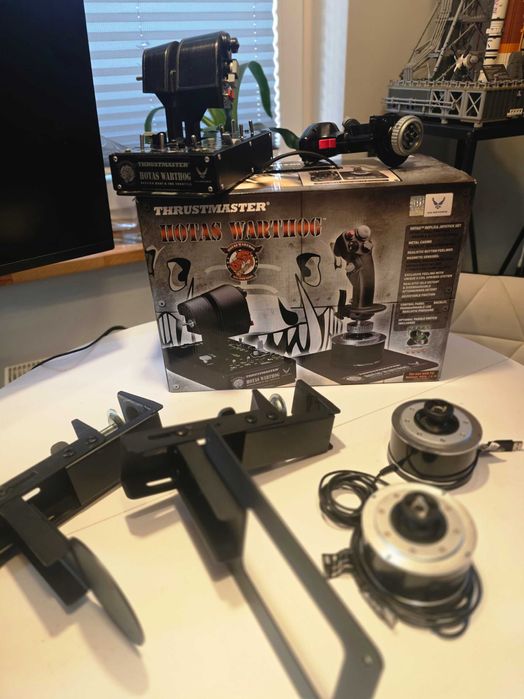 Thrustmaster Warthog Full Kit Plus Pudełko plus dedykowane uchwyty!