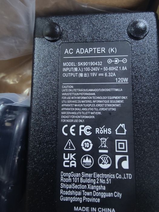 Блок живлення адаптер KS90190432. 120Вт