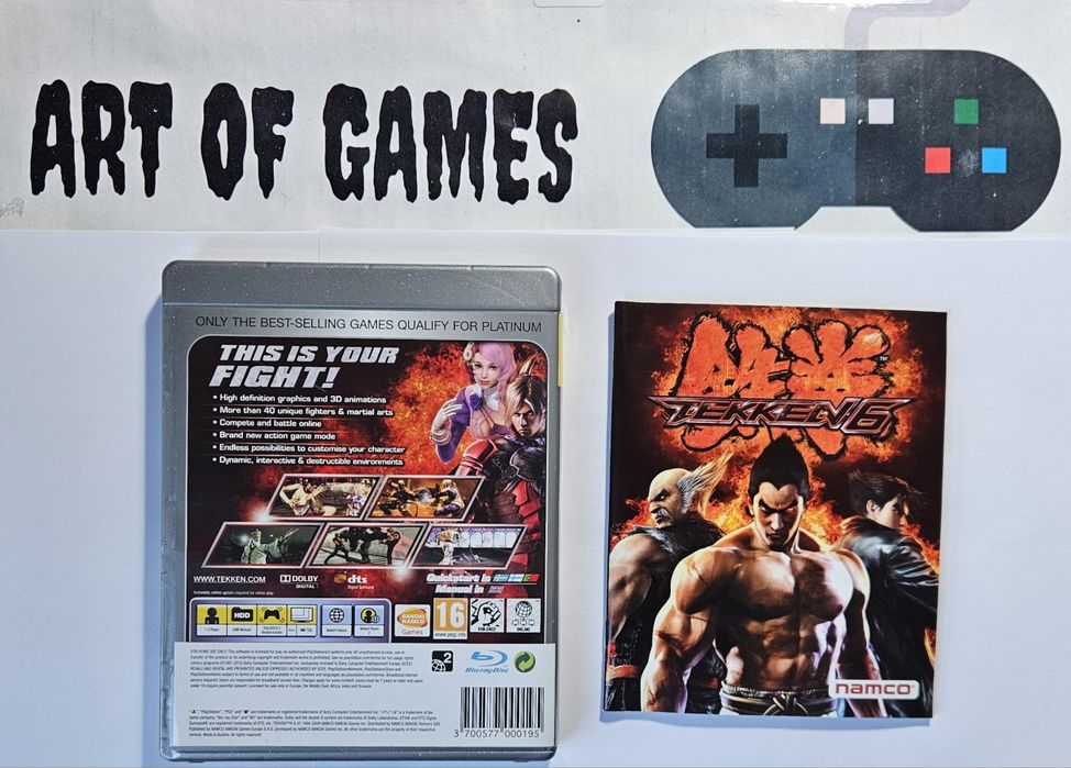 Tekken 6 Ps3 Playstation 3 Komplet 3xA