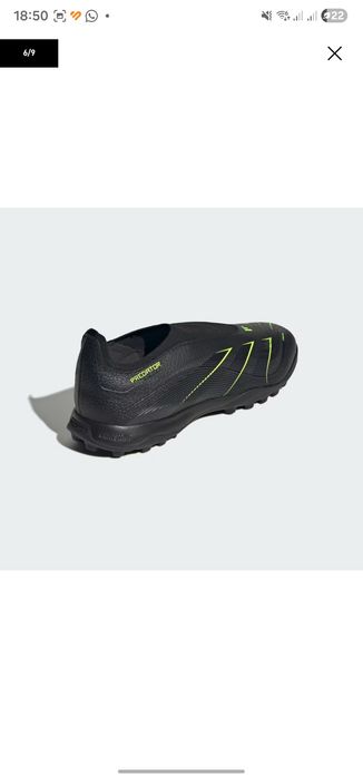 Adidas Predator League Laceless Turf Boots (Tam. 40 2/3) - Novas