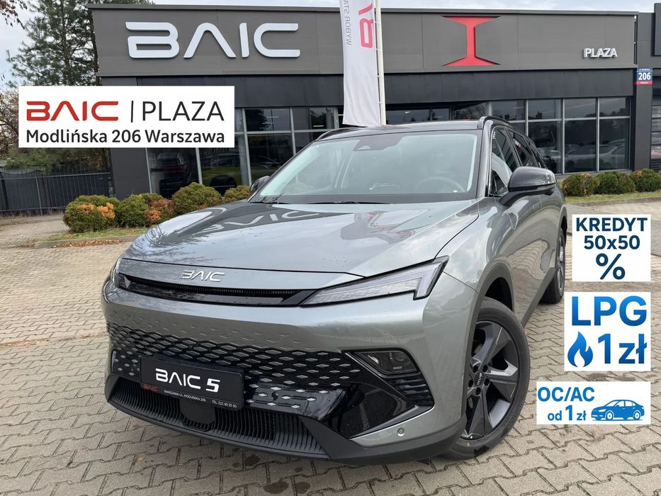 BAIC 5 BAIC 5 Od ręki! LPG AC/OC/NNW/ Kredyt 50/50% RRSO 0%