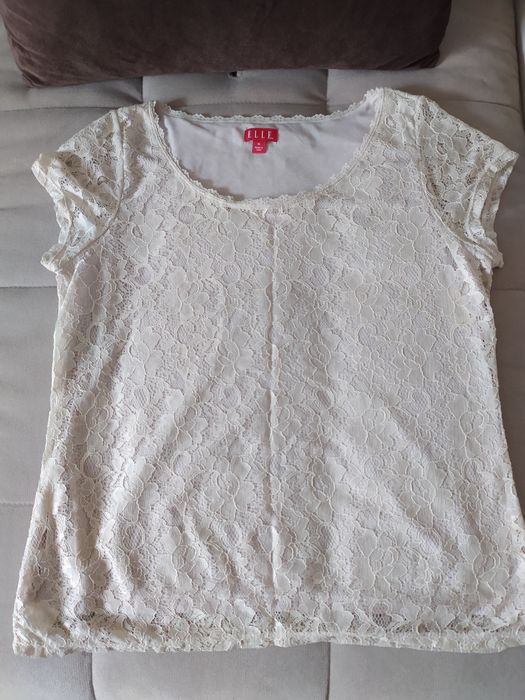 Блузка гипюровая