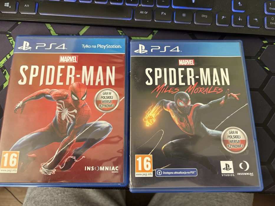 Spiderman plus morales zestaw